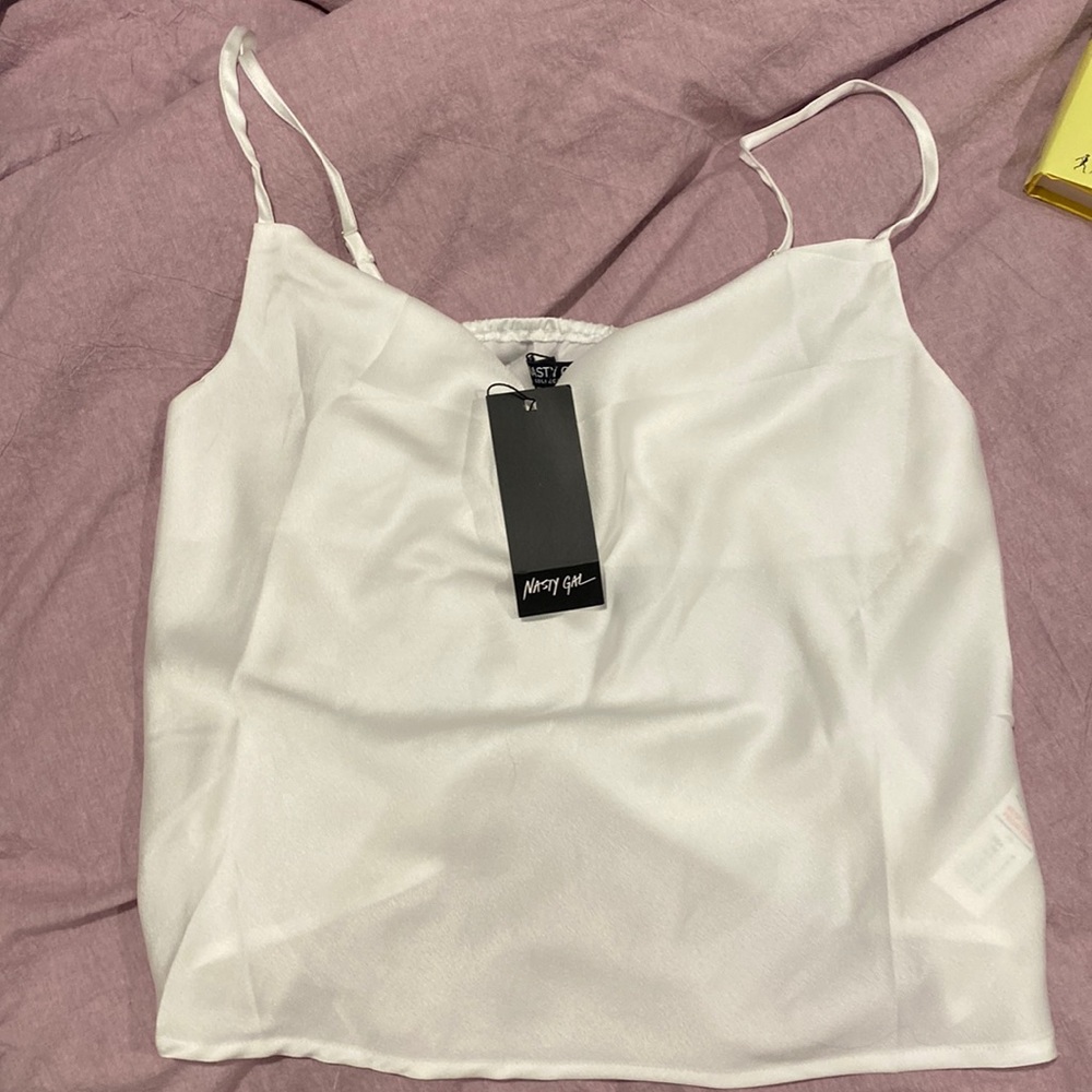 nasty gal white float tank